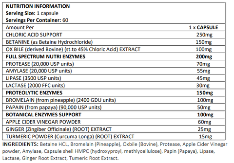 Image Of KIOR™ Digestive Enzyme+ | Digestion | Gut Health | Digestive System | Health Capsules | Supplements | Wellbeing | Self Care